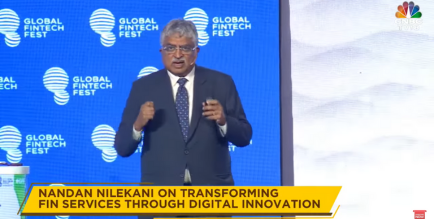 Mr. Nandan Nilekani, Co-founder & Chairman, Infosys Technologies, addressing GFF 2024