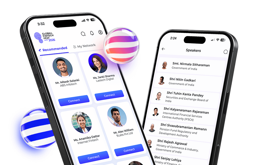 GFF 2026 mobile app showing the agenda and speakers